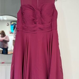 AZAZIE Scarlett size 16, MULBERRY. NWT